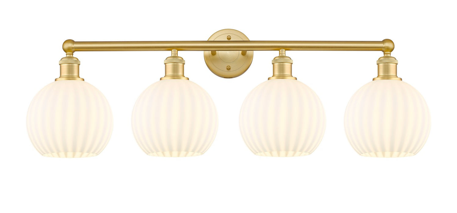 Innovations 616-4W-SG-G1217-8WV LED Bath Vanity, Satin Gold