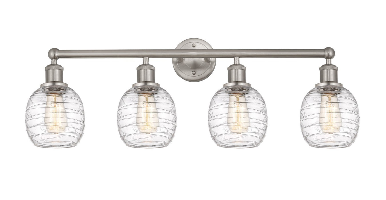 Innovations 616-4W-SN-G1013 Four Light Bath Vanity, Brushed Satin Nickel