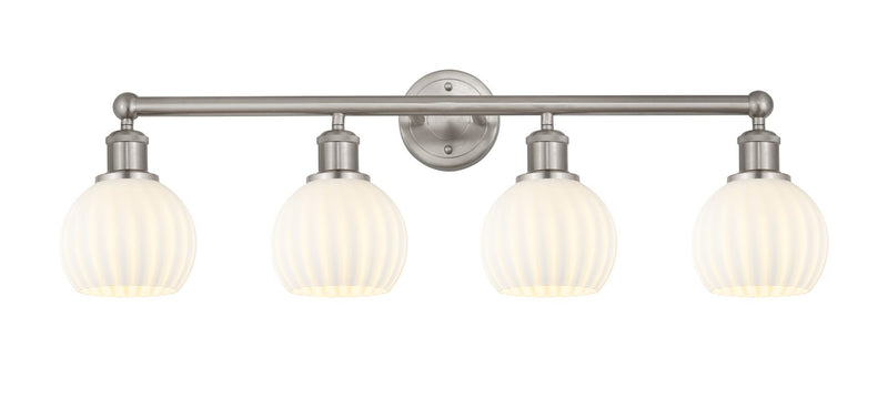 Innovations 616-4W-SN-G1217-6WV LED Bath Vanity, Brushed Satin Nickel