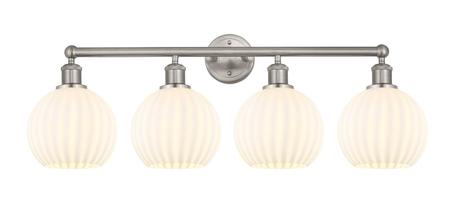 Innovations 616-4W-SN-G1217-8WV LED Bath Vanity, Satin Nickel