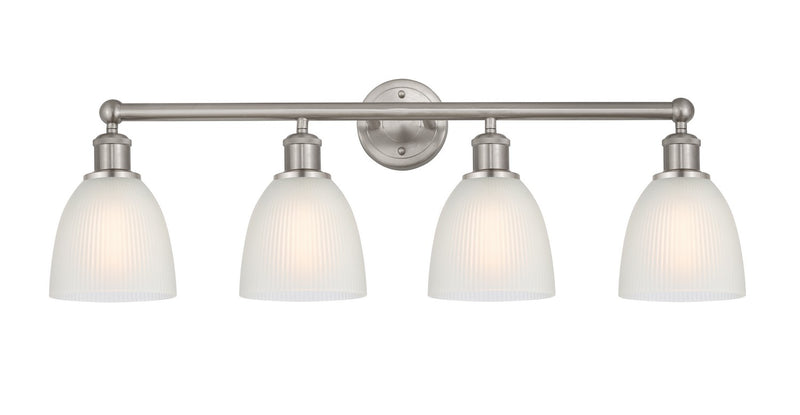 Innovations 616-4W-SN-G381 Four Light Bath Vanity, Brushed Satin Nickel