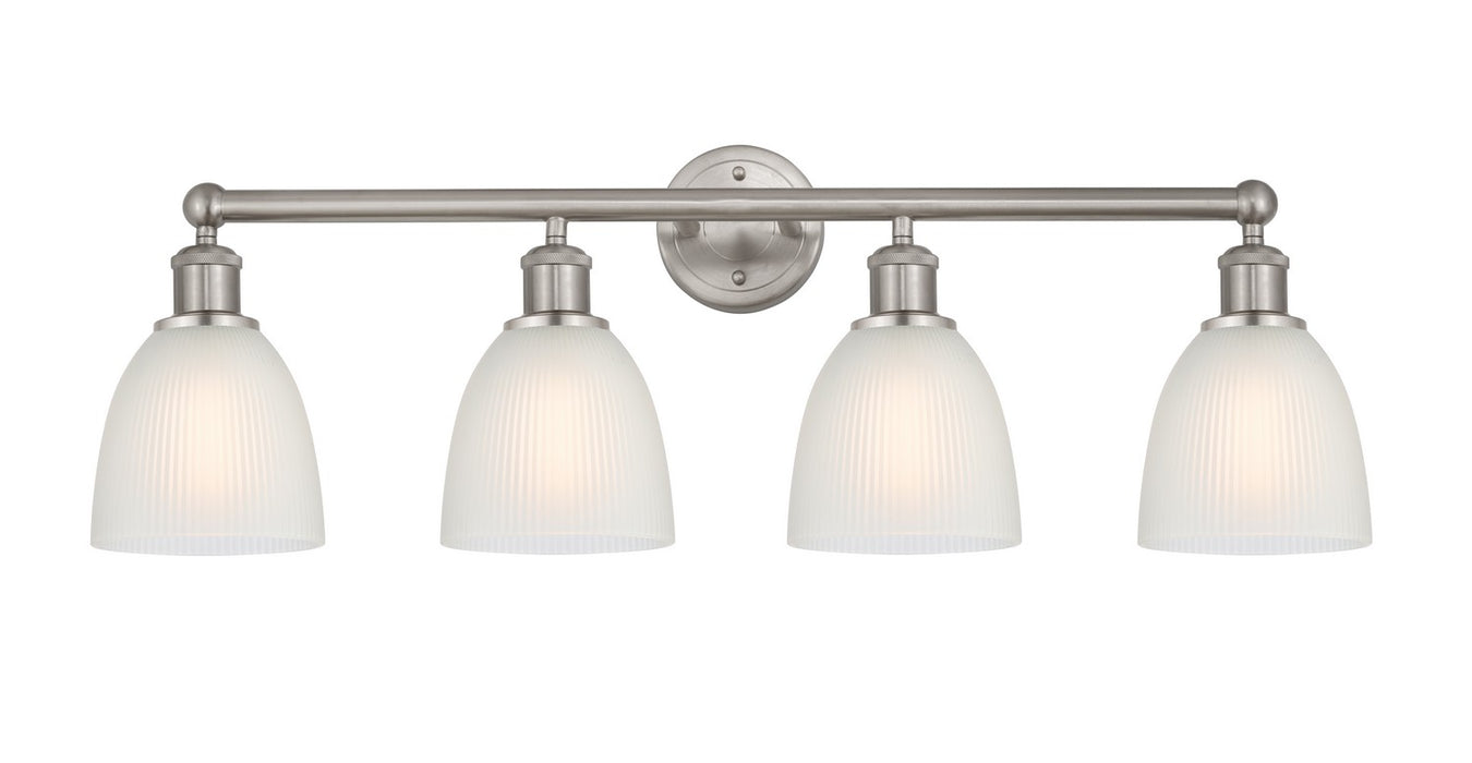 Innovations 616-4W-SN-G381 Four Light Bath Vanity, Brushed Satin Nickel