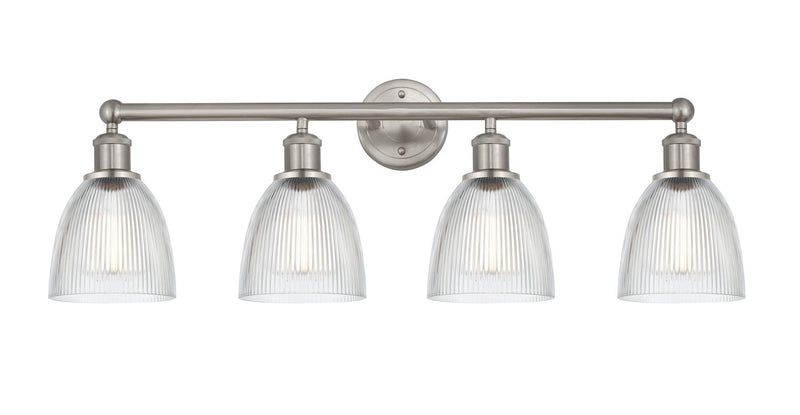 Innovations 616-4W-SN-G382 Four Light Bath Vanity, Brushed Satin Nickel