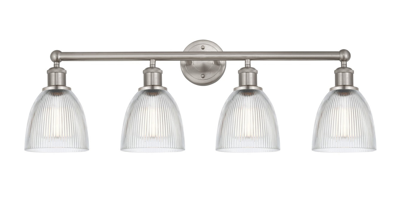 Innovations 616-4W-SN-G382 Four Light Bath Vanity, Brushed Satin Nickel