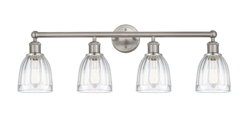 Innovations 616-4W-SN-G442 Four Light Bath Vanity, Brushed Satin Nickel