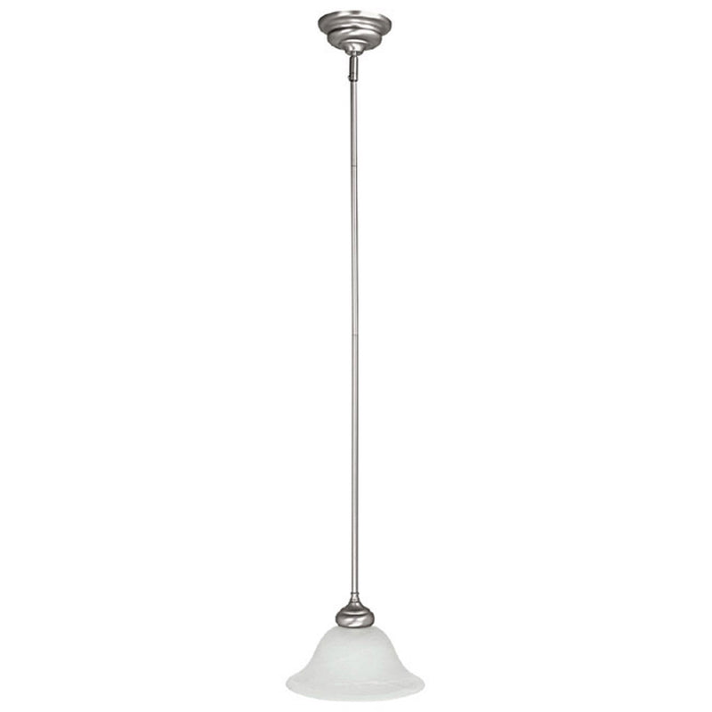Capital Lighting 3150MN-224 One Light Pendant, Matte Nickel