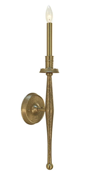 Framburg 5781 BR One Light Bath Sconce, Brushed Brass