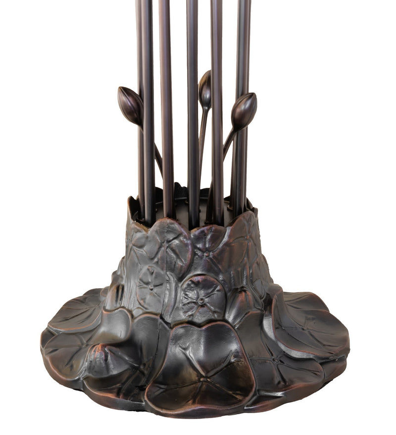 Meyda Tiffany 116328 12 Light Table Base, Mahogany Bronze