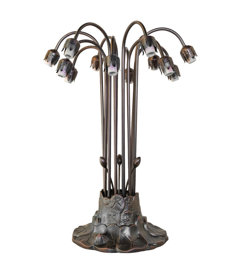 Meyda Tiffany 116328 12 Light Table Base, Mahogany Bronze