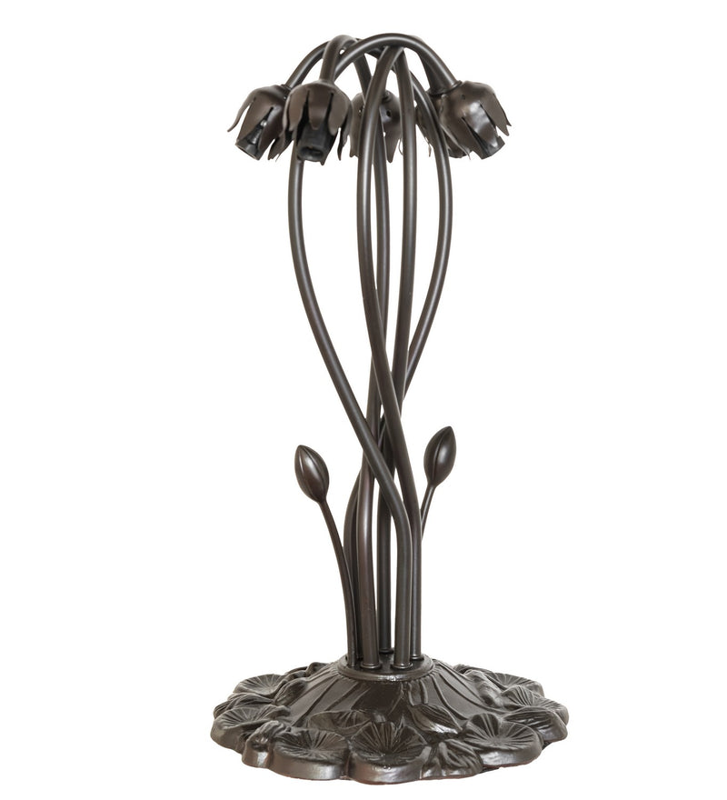 Meyda Tiffany 260182 Five Light Table Base, Mahogany Bronze