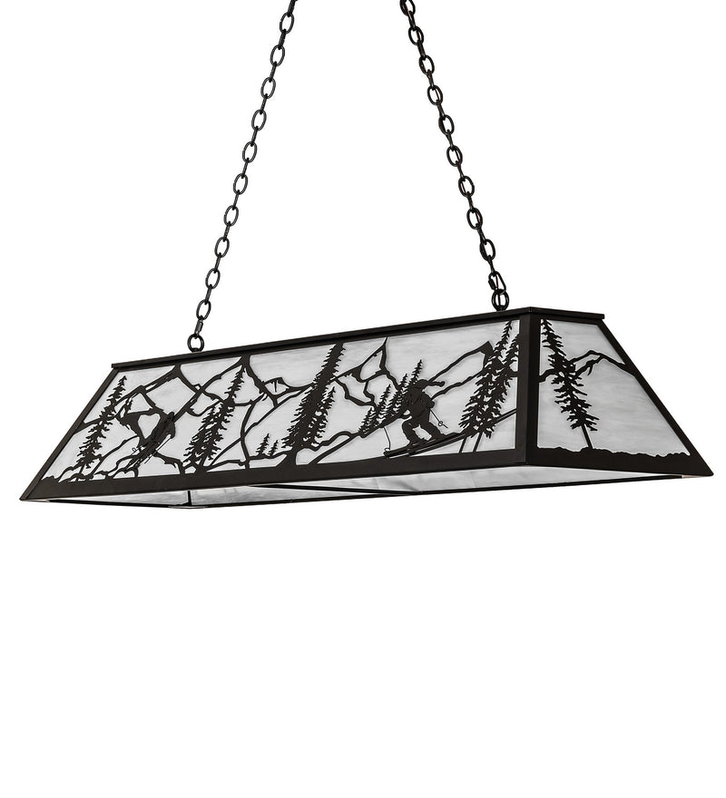 Meyda Tiffany 265410 Nine Light Pendant, Textured Black