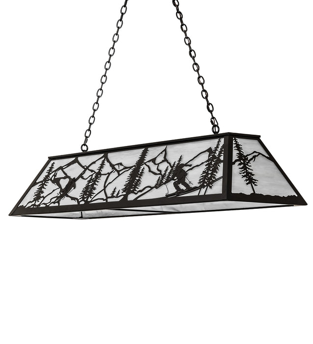 Meyda Tiffany 265410 Nine Light Pendant, Textured Black