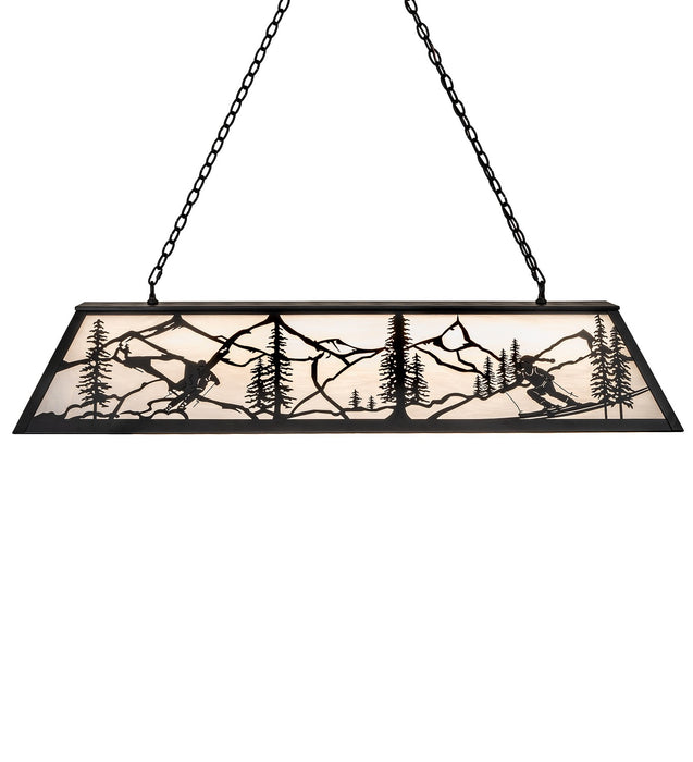 Meyda Tiffany 265410 Nine Light Pendant, Textured Black