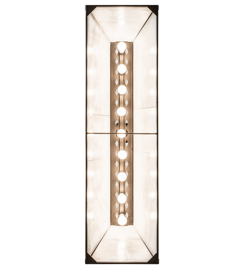 Meyda Tiffany 265410 Nine Light Pendant, Textured Black