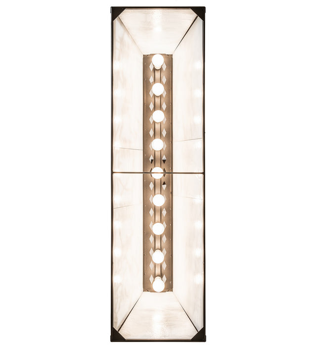 Meyda Tiffany 265410 Nine Light Pendant, Textured Black