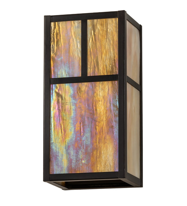 Meyda Tiffany 267165 One Light Wall Sconce, Craftsman Brown