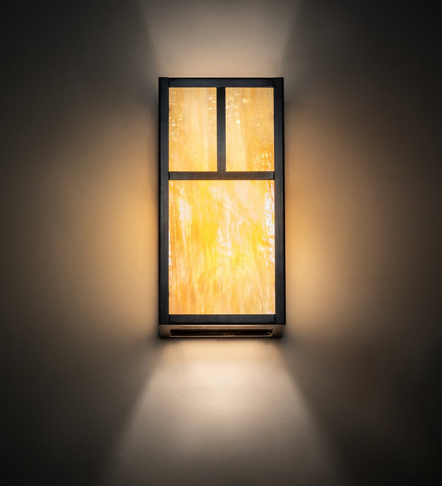 Meyda Tiffany 267165 One Light Wall Sconce, Craftsman Brown
