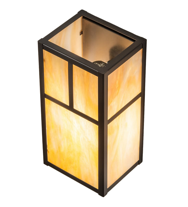 Meyda Tiffany 267165 One Light Wall Sconce, Craftsman Brown
