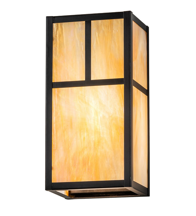 Meyda Tiffany 267165 One Light Wall Sconce, Craftsman Brown
