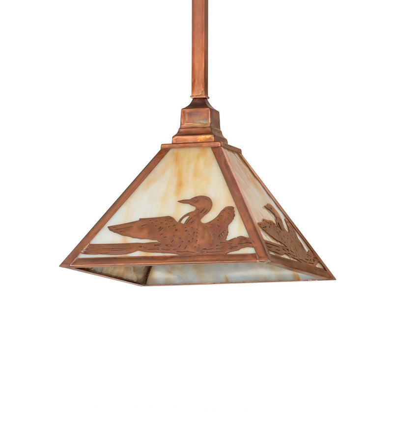 Meyda Tiffany 268590 One Light Pendant, Vintage Copper