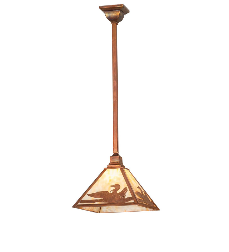 Meyda Tiffany 268590 One Light Pendant, Vintage Copper