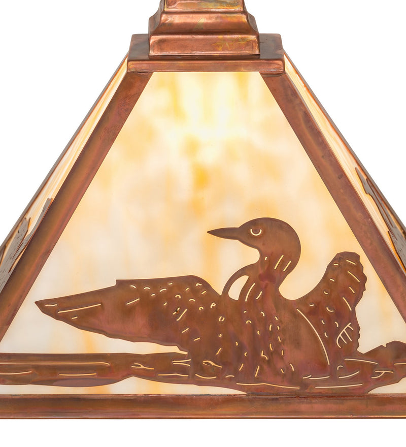 Meyda Tiffany 268590 One Light Pendant, Vintage Copper
