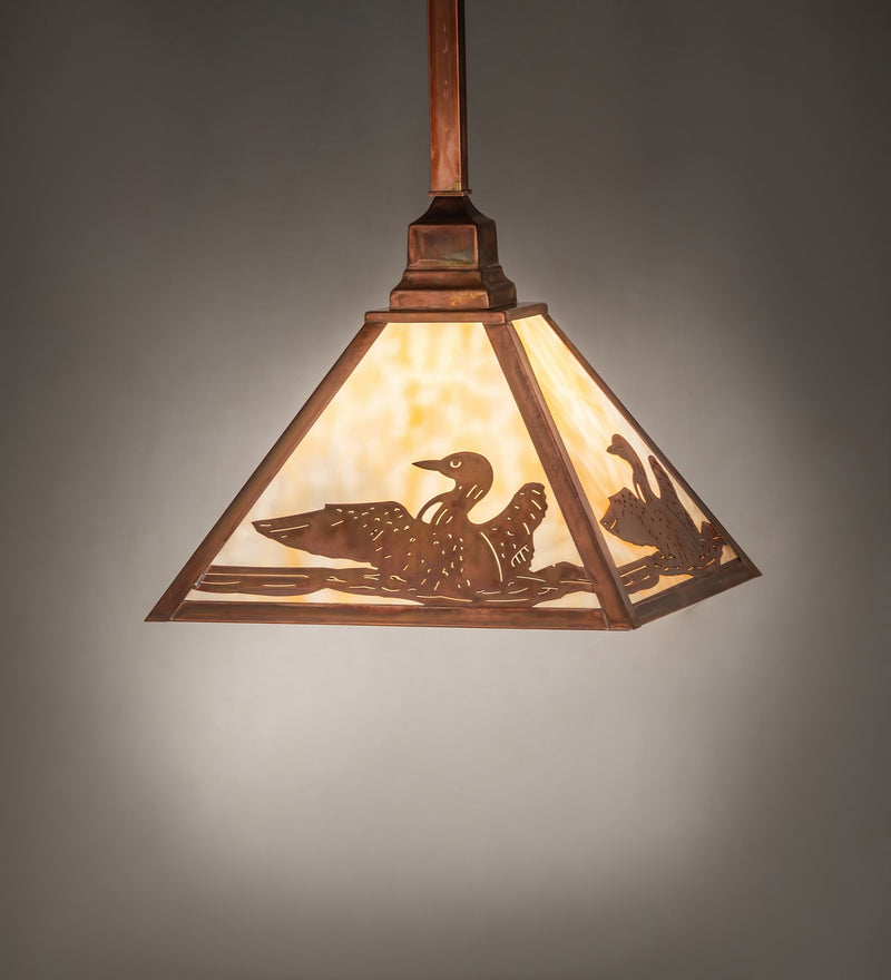 Meyda Tiffany 268590 One Light Pendant, Vintage Copper
