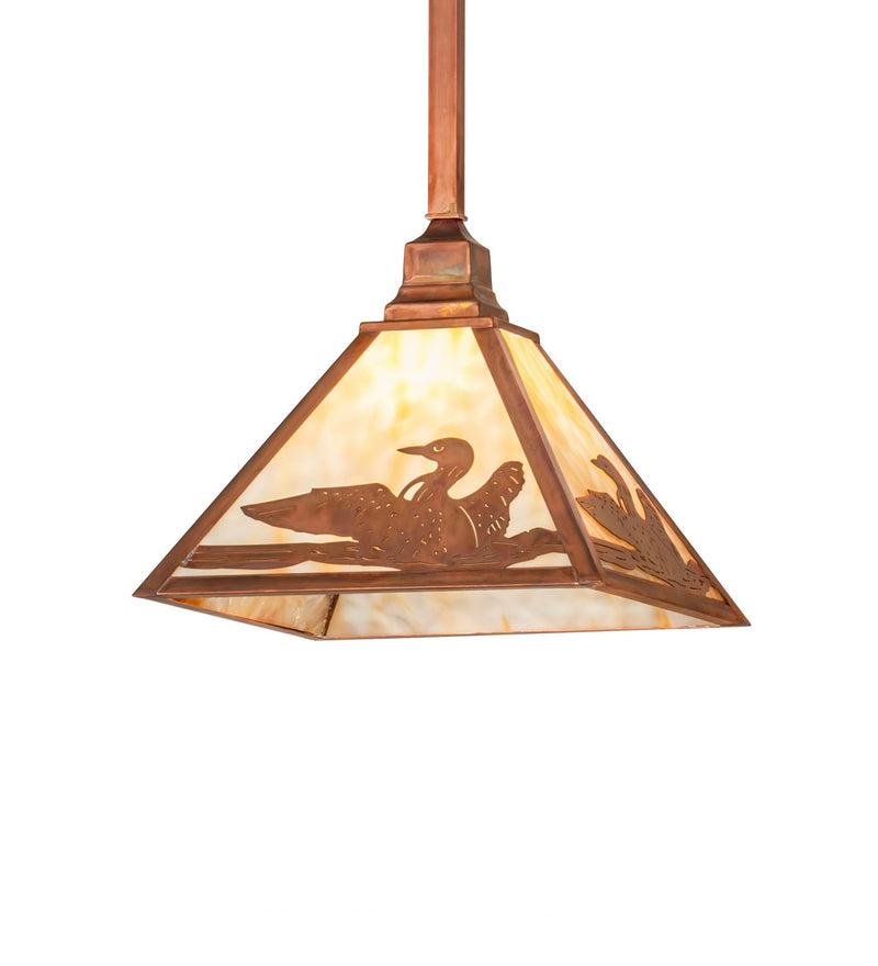 Meyda Tiffany 268590 One Light Pendant, Vintage Copper