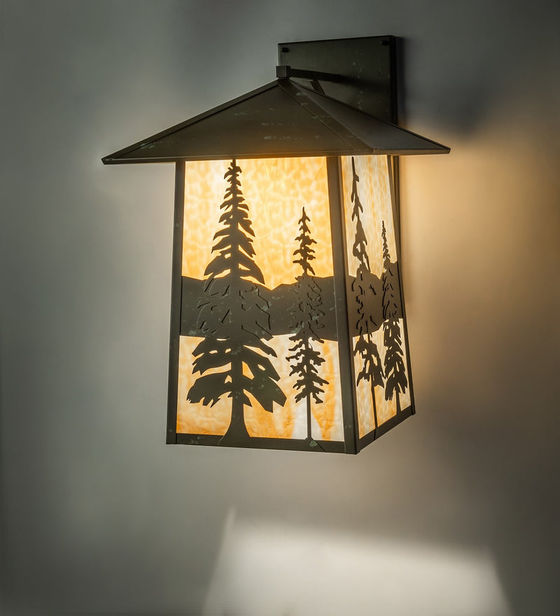 Meyda Tiffany 269122 One Light Wall Sconce, Weathered Brass