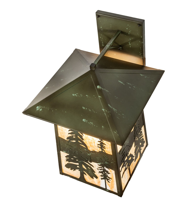 Meyda Tiffany 269122 One Light Wall Sconce, Weathered Brass