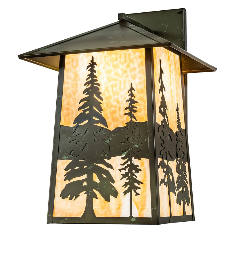 Meyda Tiffany 269122 One Light Wall Sconce, Weathered Brass