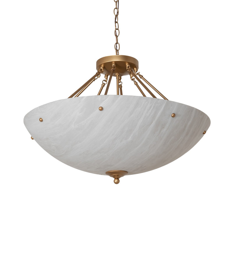 Meyda Tiffany 269646 Eight Light Pendant, Gold Metallic