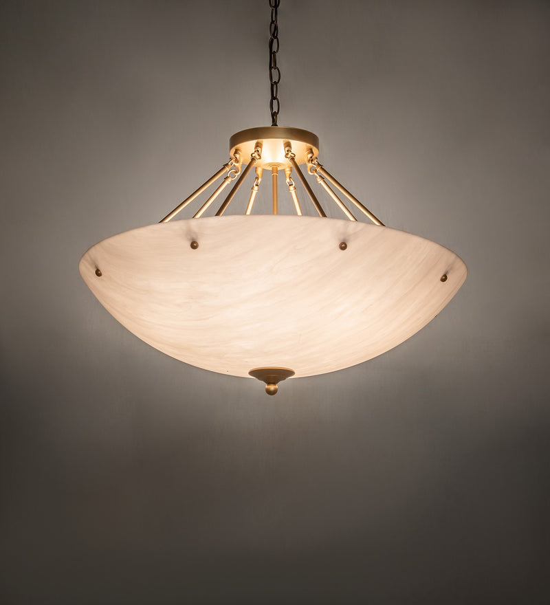 Meyda Tiffany 269646 Eight Light Pendant, Gold Metallic