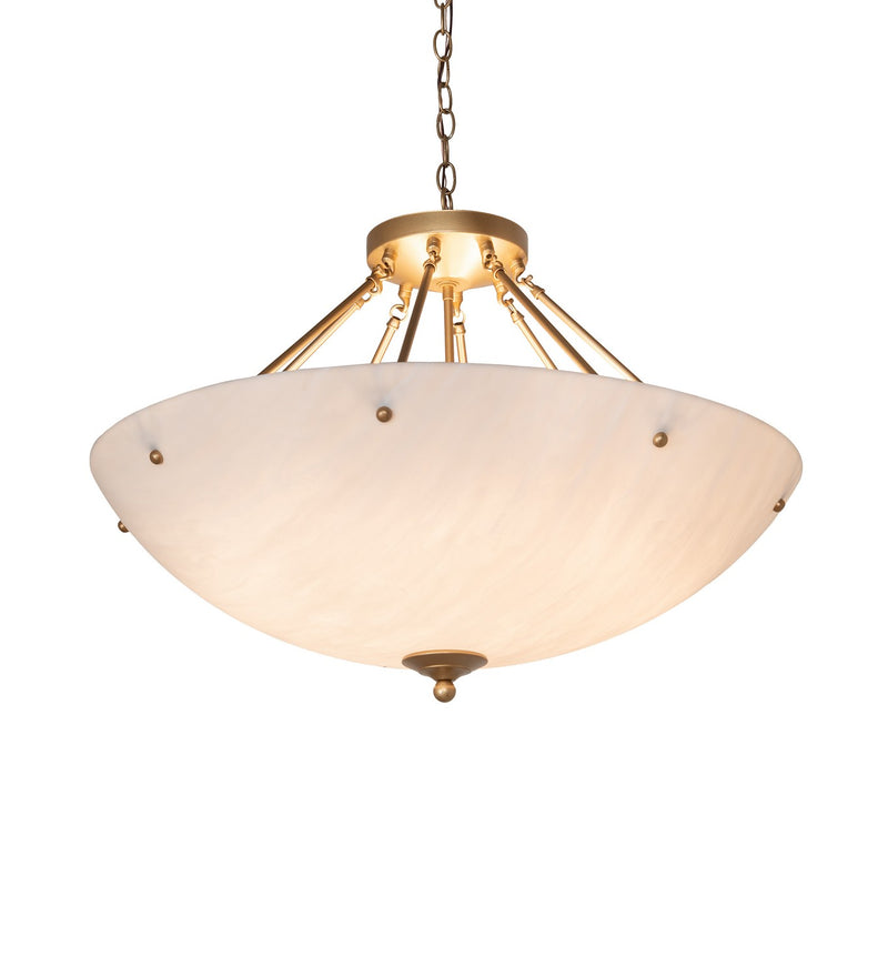 Meyda Tiffany 269646 Eight Light Pendant, Gold Metallic