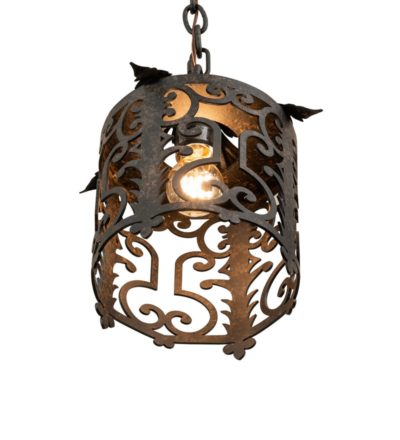 Meyda Tiffany 269683 One Light Pendant, Coffee Bean