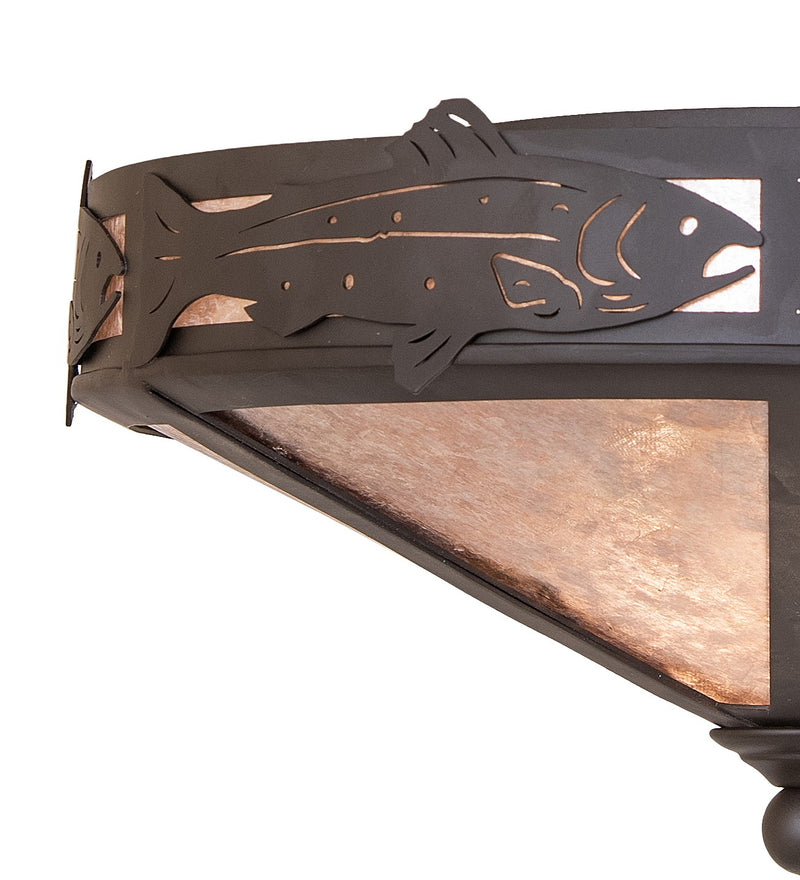 Meyda Tiffany 270055 Two Light Flushmount, Oil Rubbed Bronze