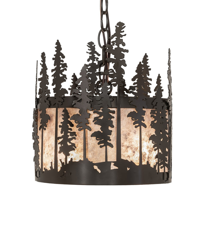 Meyda Tiffany 270346 Three Light Pendant, Timeless Bronze