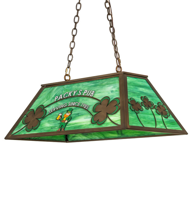 Meyda Tiffany 270501 Six Light Pendant, Antique Copper
