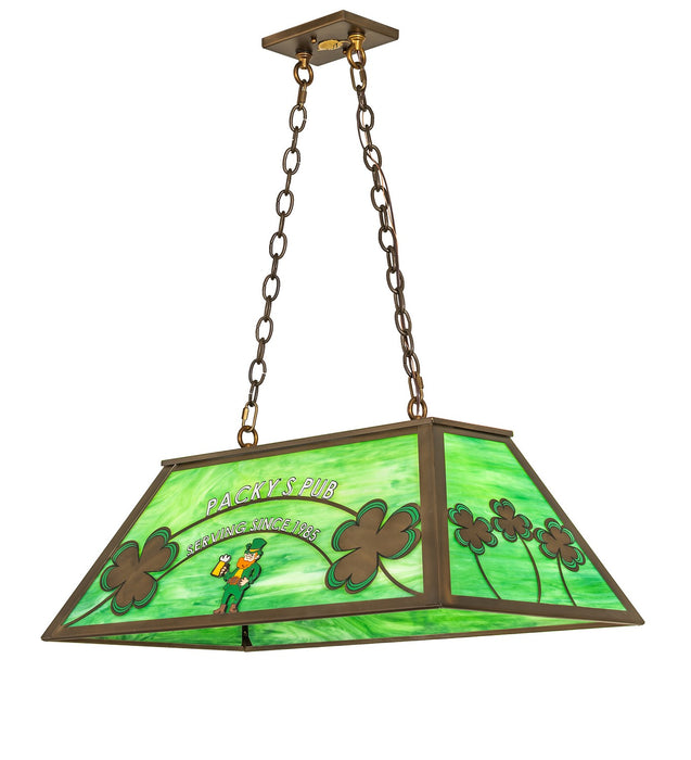Meyda Tiffany 270501 Six Light Pendant, Antique Copper