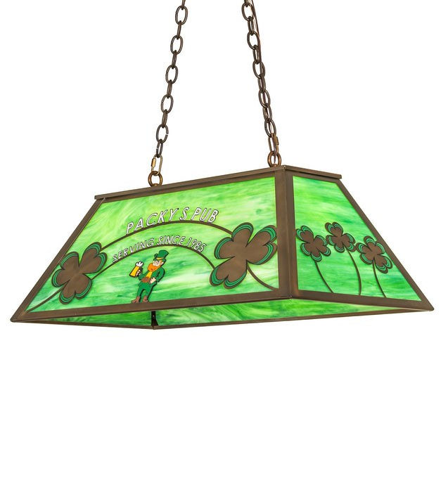Meyda Tiffany 270501 Six Light Pendant, Antique Copper