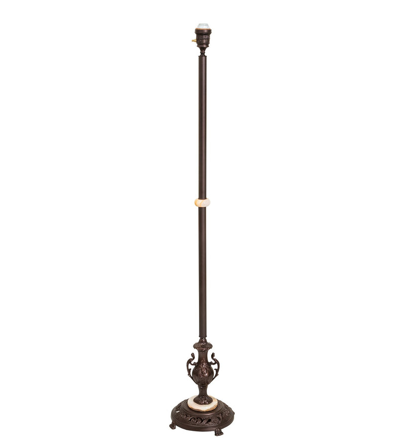 Meyda Tiffany 271651 One Light Torchiere, Mahogany Bronze