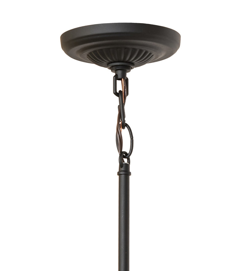 Meyda Tiffany 271986 One Light Pendant Hardware, Solar Black