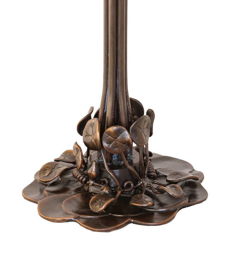 Meyda Tiffany 272486 Three Light Table Base, Mahogany Bronze