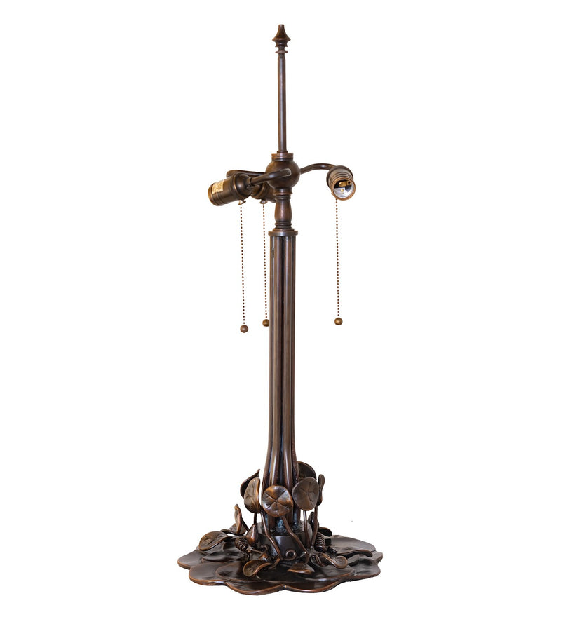 Meyda Tiffany 272486 Three Light Table Base, Mahogany Bronze