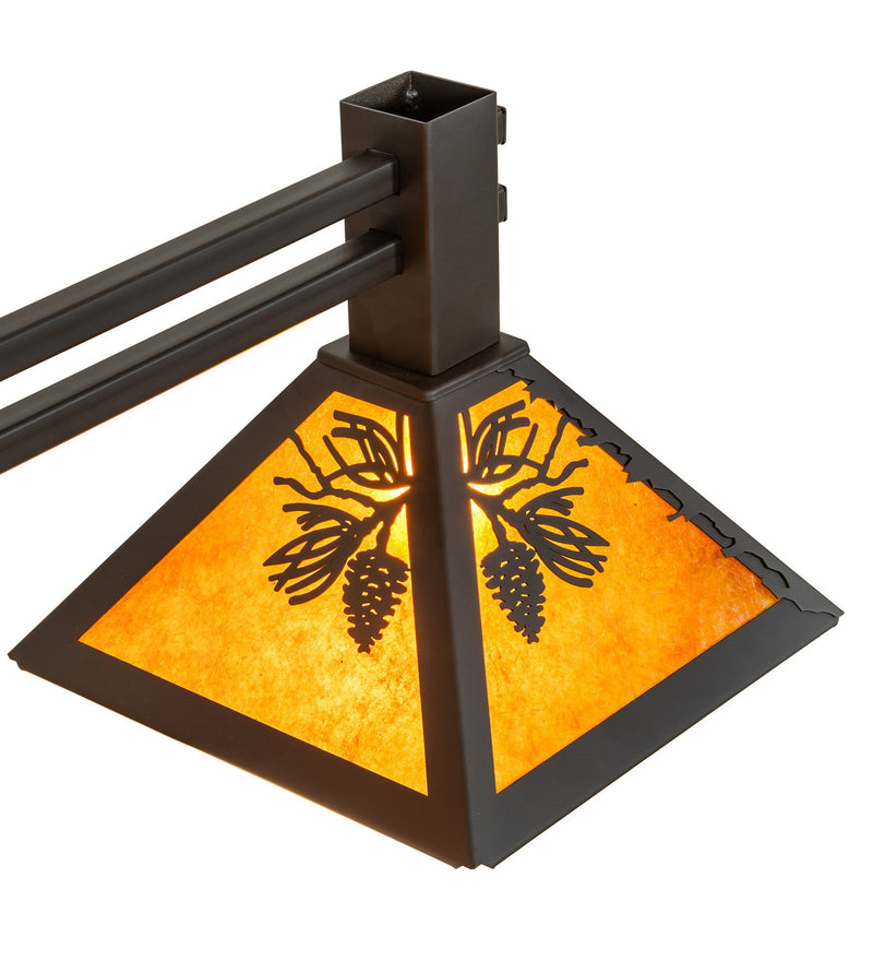 Meyda Tiffany 272672 Three Light Island Pendant, Oil Rubbed Bronze