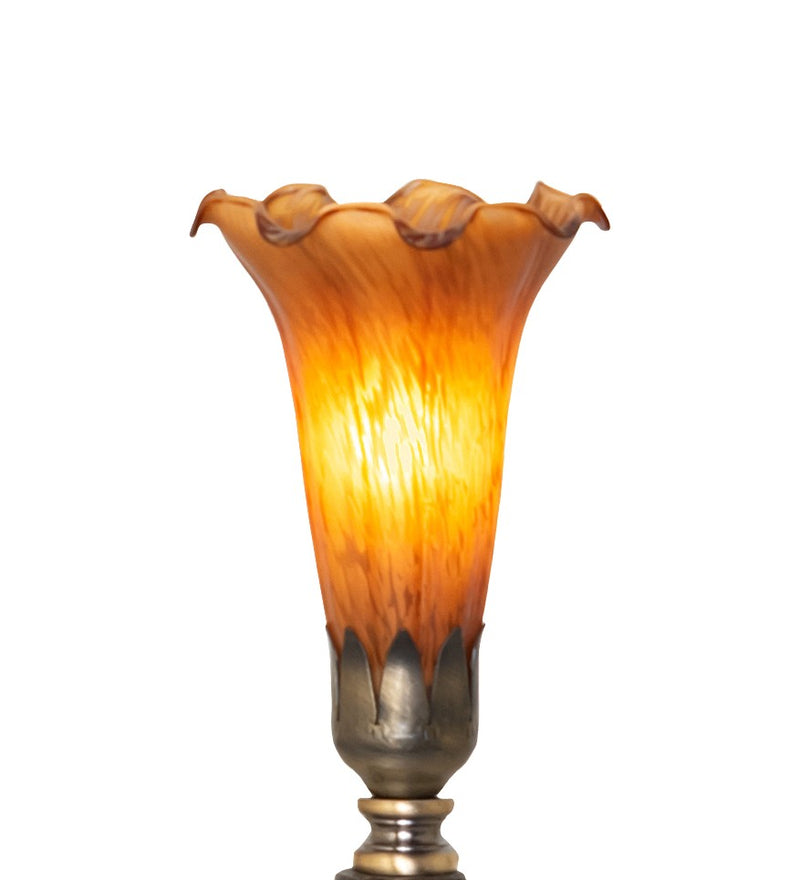 Meyda Tiffany 273016 One Light Mini Lamp, Antique Brass