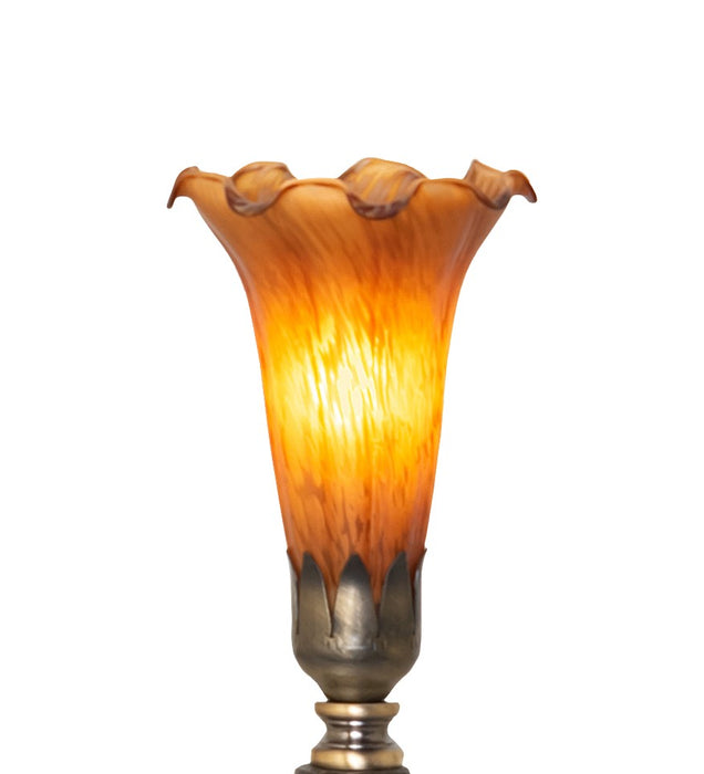 Meyda Tiffany 273016 One Light Mini Lamp, Antique Brass