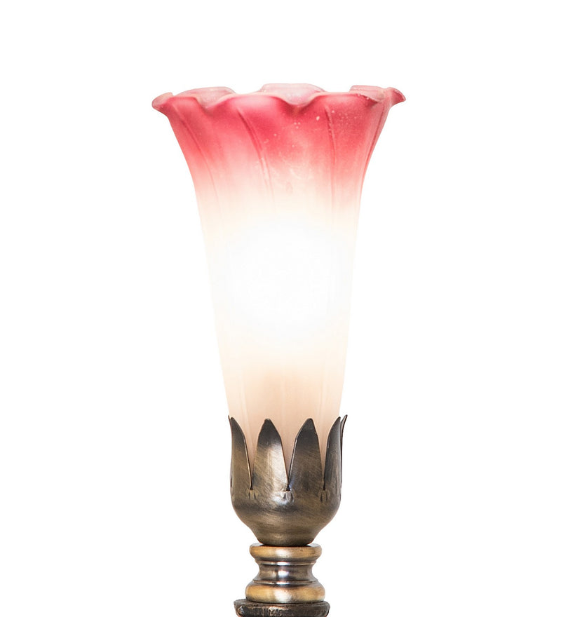 Meyda Tiffany 273017 One Light Mini Lamp, Antique Brass