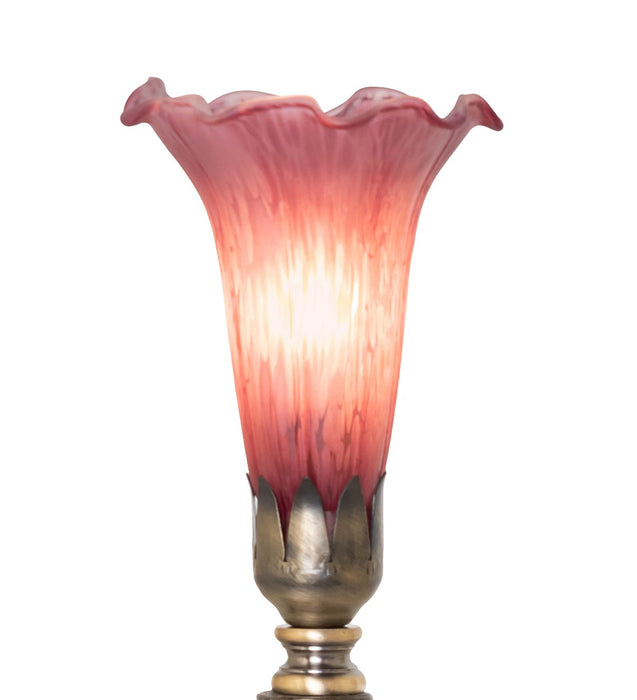 Meyda Tiffany 273021 One Light Mini Lamp, Antique Brass