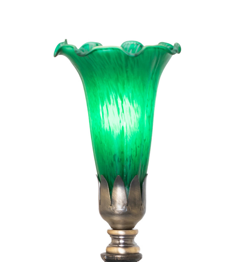 Meyda Tiffany 273022 One Light Mini Lamp, Antique Brass